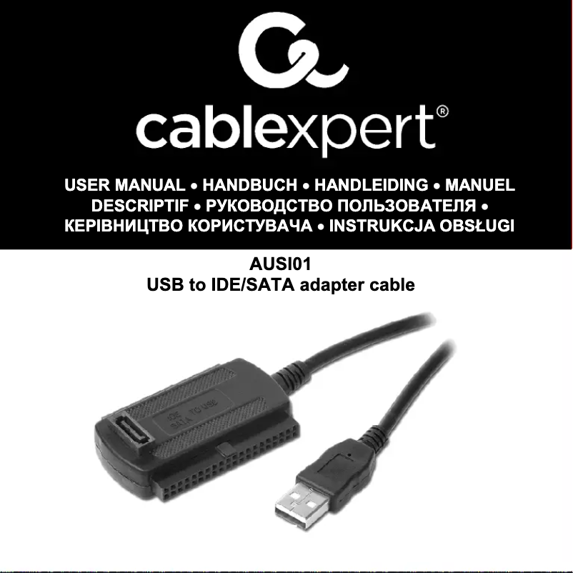 Página nº 1 - Manual de usuario Cablexpert AUSI01