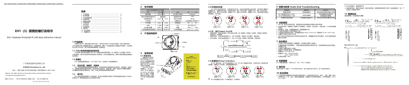 Página 1 del manual Manual de usuario Nitecore EH1