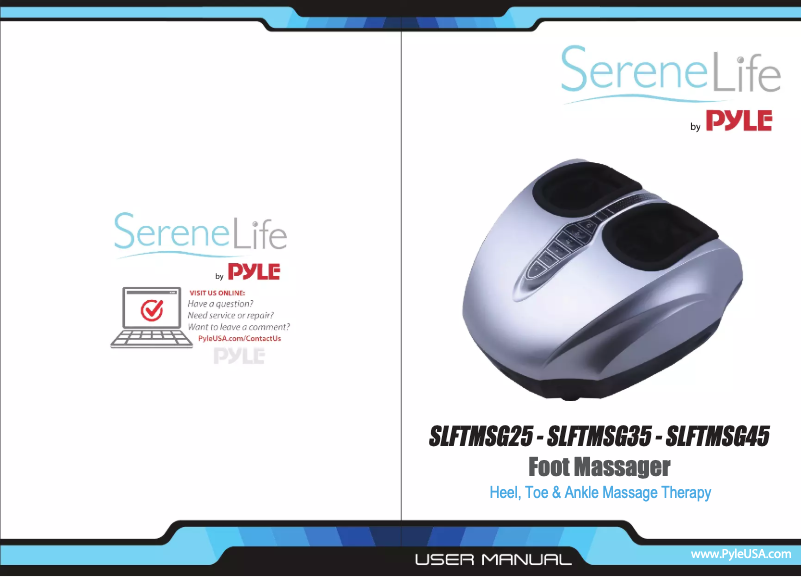 Página 1 del manual Manual de usuario SereneLife SLFTMSG45.5