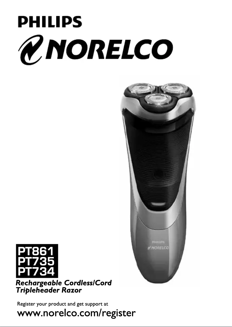 Imagen de la primera página del manual del dispositivo PowerTouch PT861