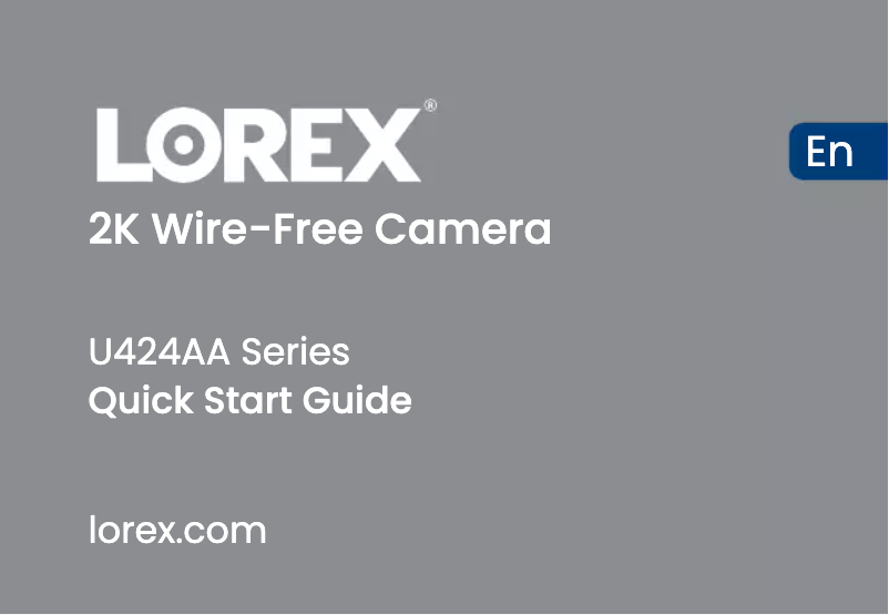 Imagen de la primera página del manual del dispositivo U424AAG-E