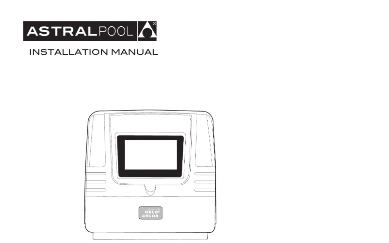 Página 1 del manual Manual de usuario AstralPool Halo Chlor 18