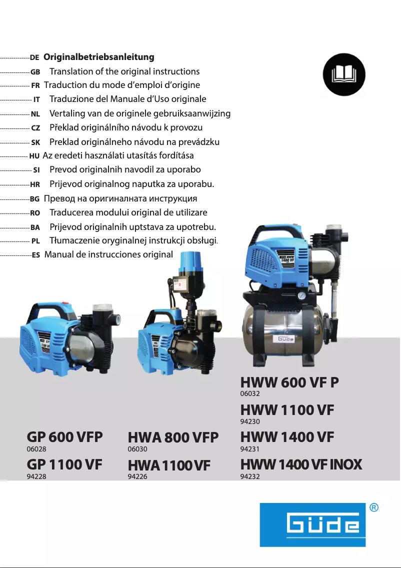 Página 1 del manual Manual de usuario Güde 94230