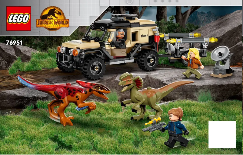 Imagen de la primera página del manual del dispositivo Jurassic World 76951