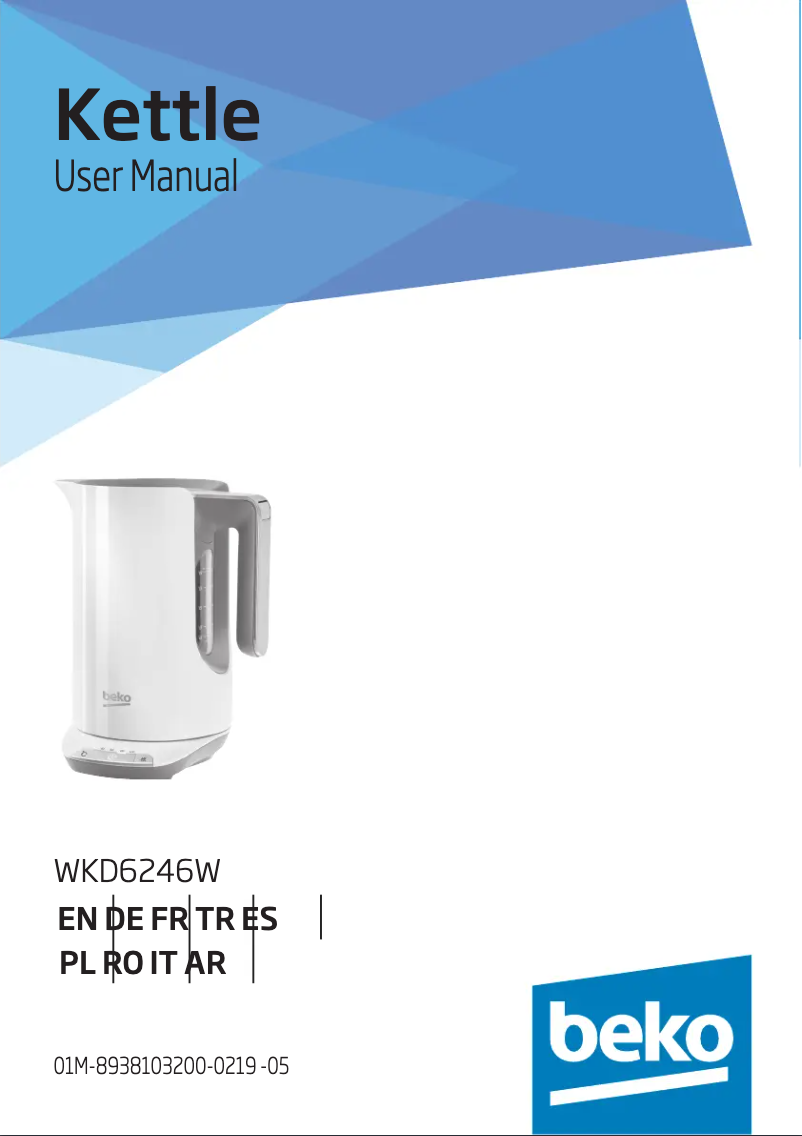 Imagen de la primera página del manual del dispositivo WKD 6246 W