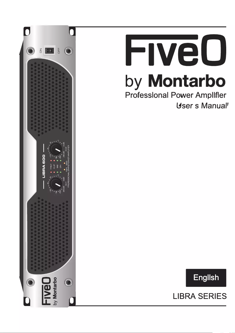 Imagen de la primera página del manual del dispositivo LIBRA 600