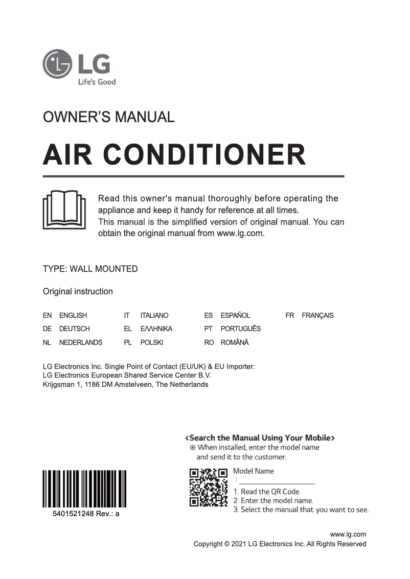 Imagen de la primera página del manual del dispositivo PC09SK