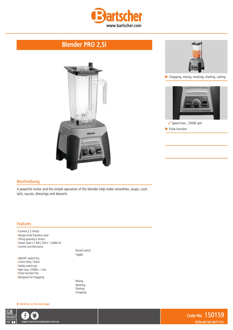Imagen de la primera página del manual del dispositivo 300412
