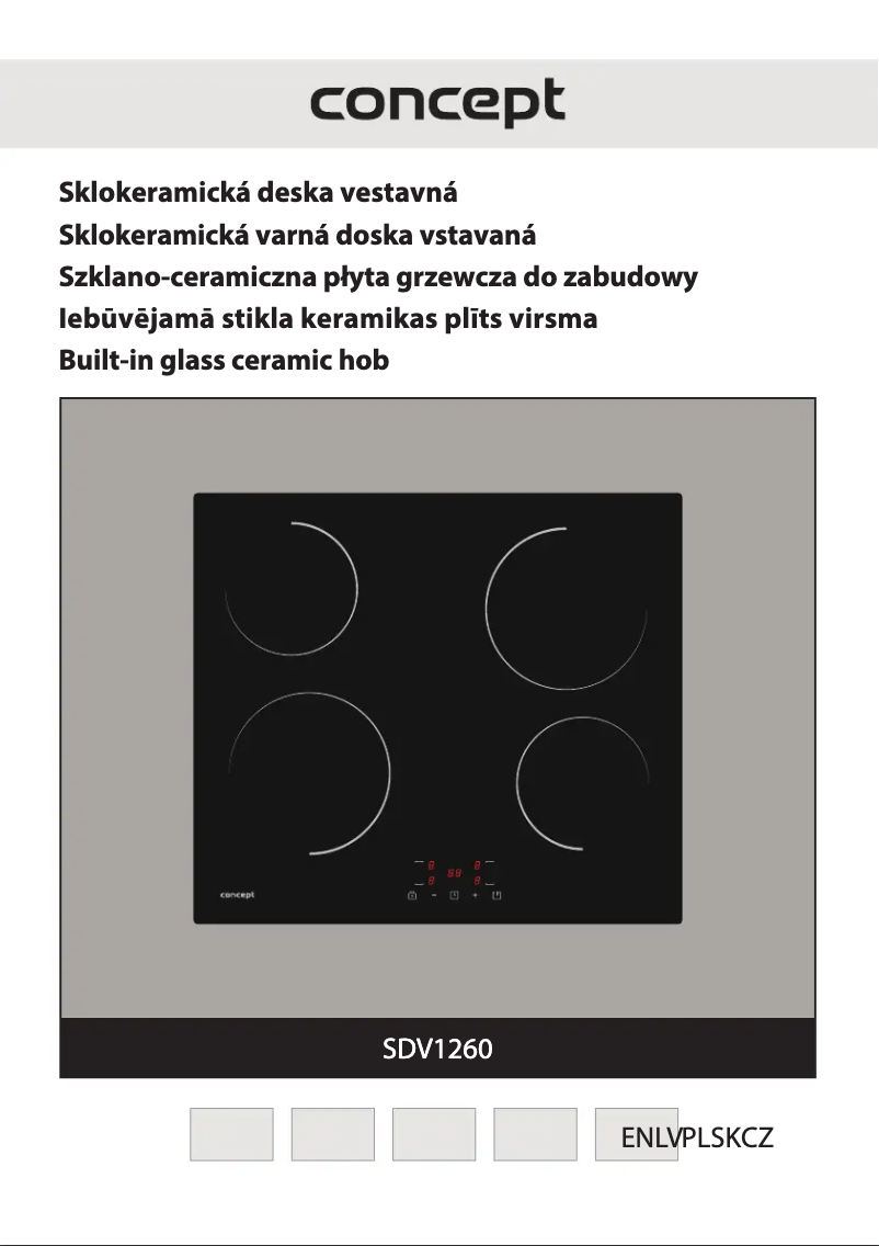 Imagen de la primera página del manual del dispositivo SDV1260