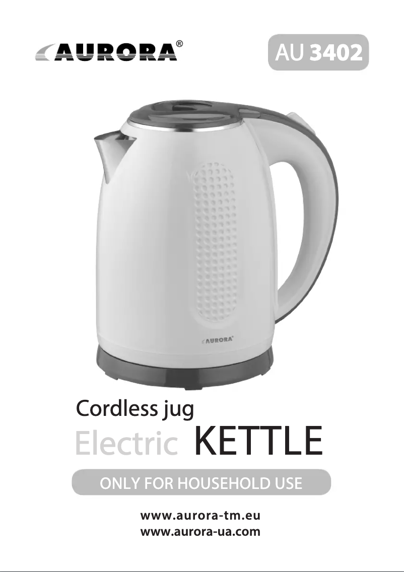 Imagen de la primera página del manual del dispositivo AU 3402