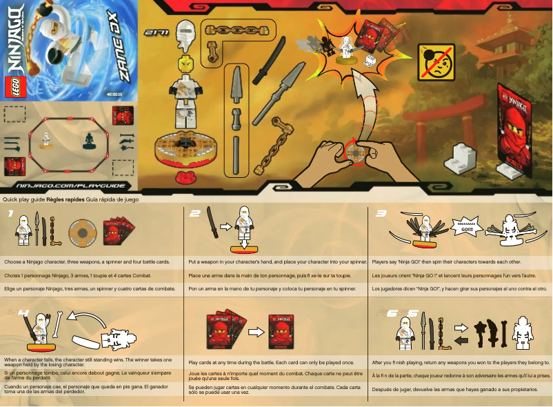 Página 1 del manual Manual de usuario Lego NINJAGO 2171