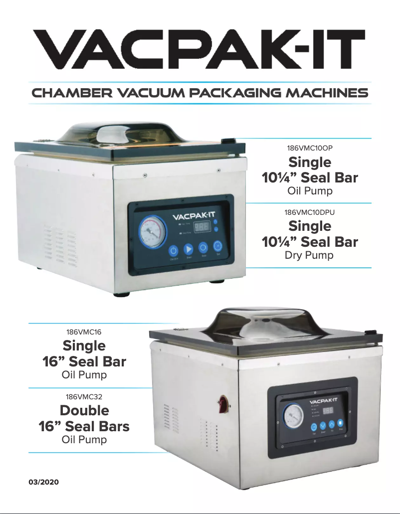 Imagen de la primera página del manual del dispositivo VMC16
