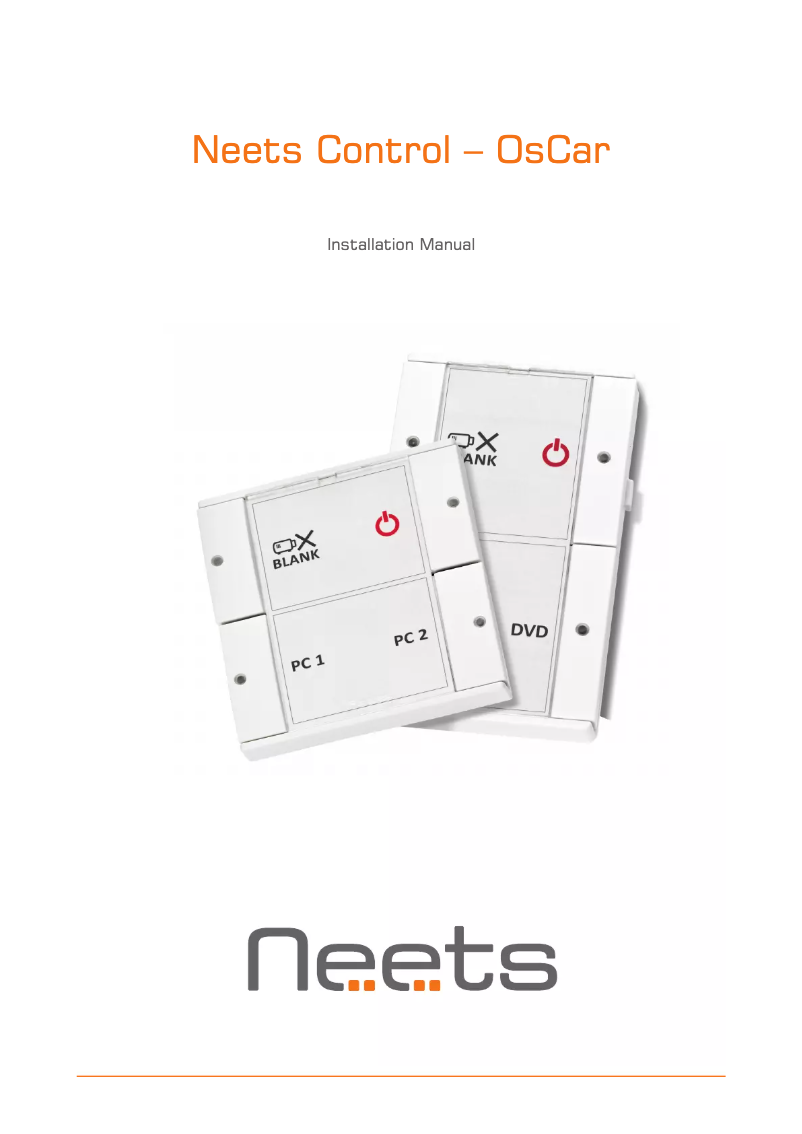 Página 1 del manual Manual de usuario Neets OsCar, EU
