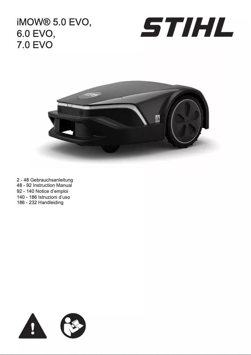 Página 1 del manual Manual de usuario Stihl iMow 5.0 EVO