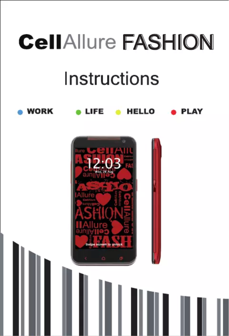 Página 1 del manual Manual de usuario CellAllure Fashion