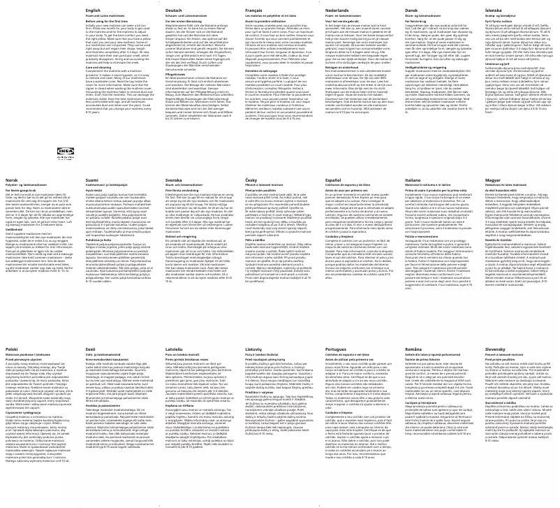 Imagen de la primera página del manual del dispositivo LYCKSELE MURBO