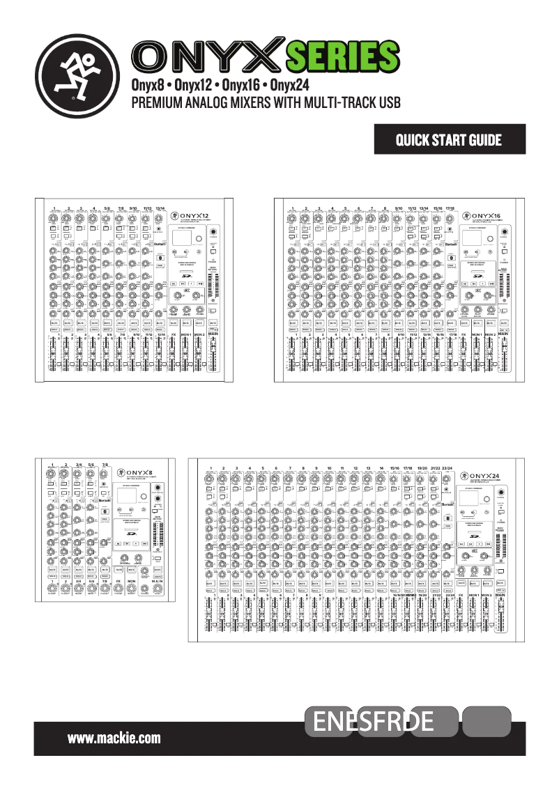 Imagen de la primera página del manual del dispositivo Onyx 24