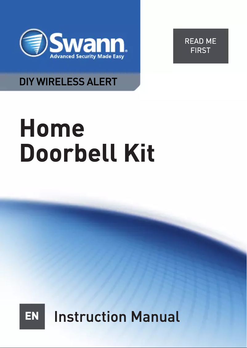 Imagen de la primera página del manual del dispositivo SWADS-DOORBK