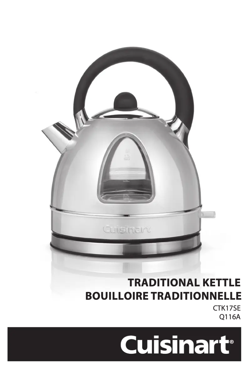 Página 1 del manual Manual de usuario Cuisinart CTK17SE