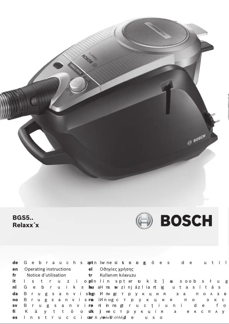 Página 1 del manual Manual de usuario Bosch BGS5ZOOO1 Zooo