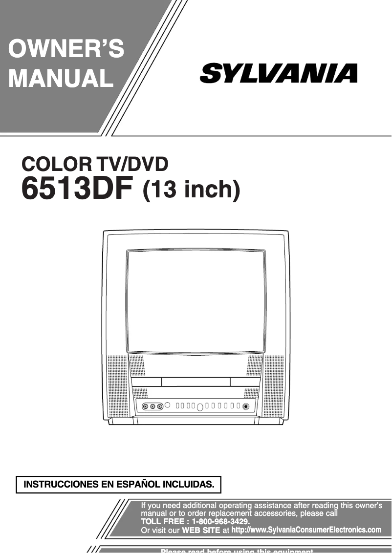 Imagen de la primera página del manual del dispositivo 6513DF