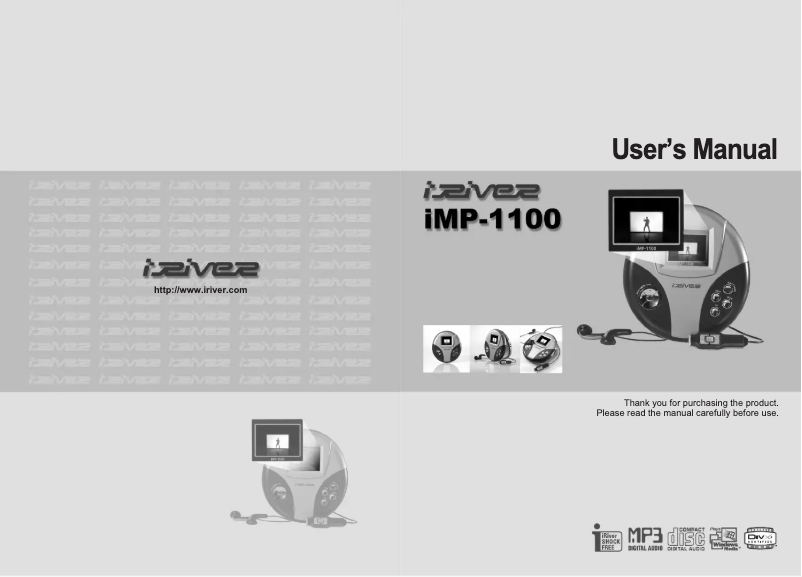 Imagen de la primera página del manual del dispositivo iMP-1100