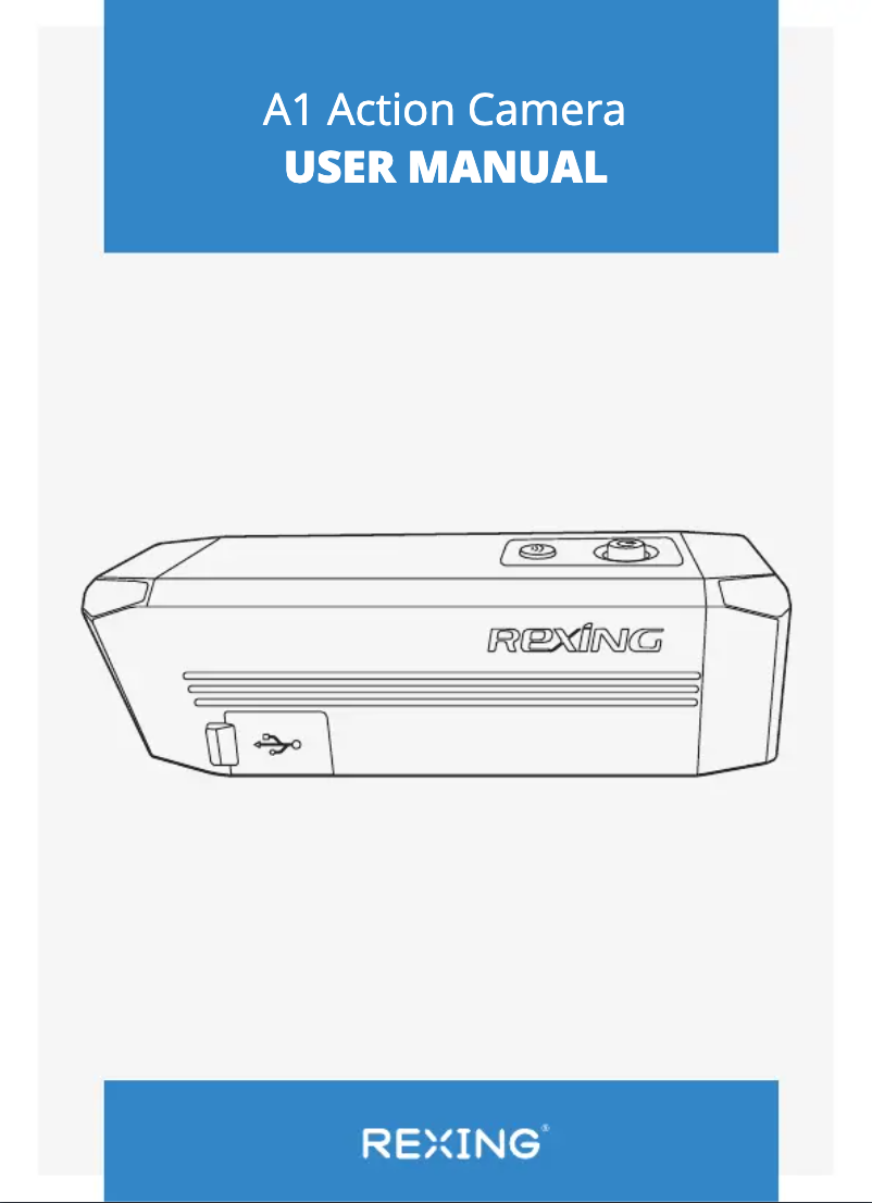 Página 1 del manual Manual de usuario Rexing A1