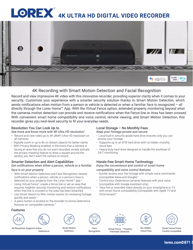 Imagen de la primera página del manual del dispositivo D871B