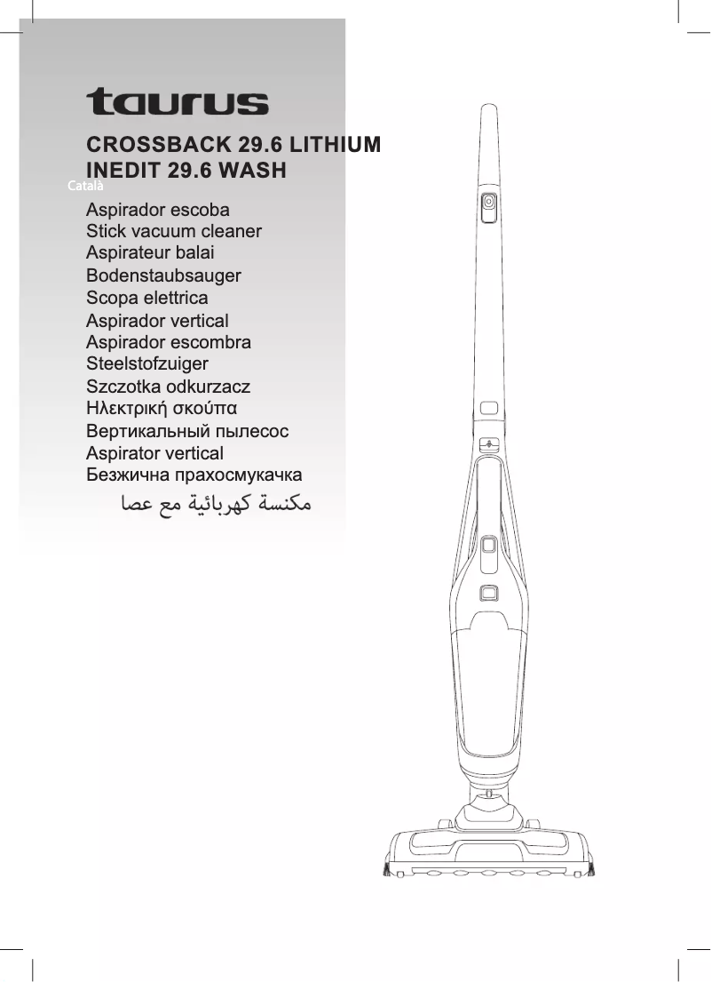 Imagen de la primera página del manual del dispositivo Crossback 29.6 Lithium