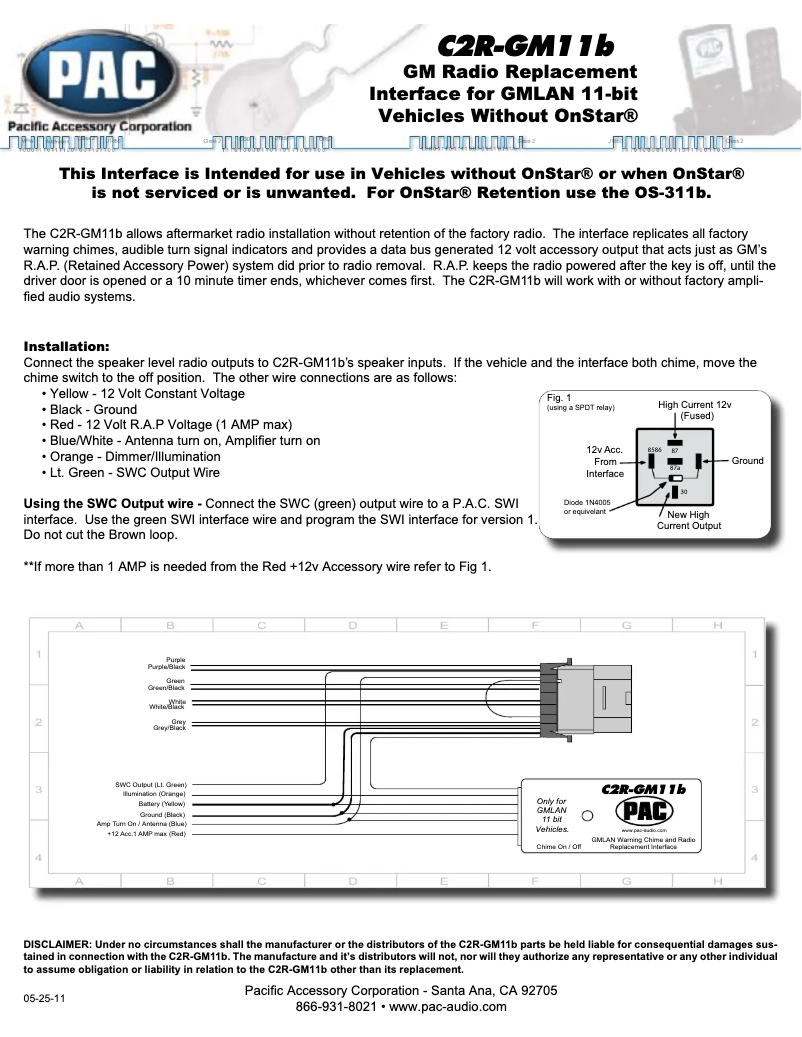 Página nº 1 - Manual de usuario PAC C2R-GM11B