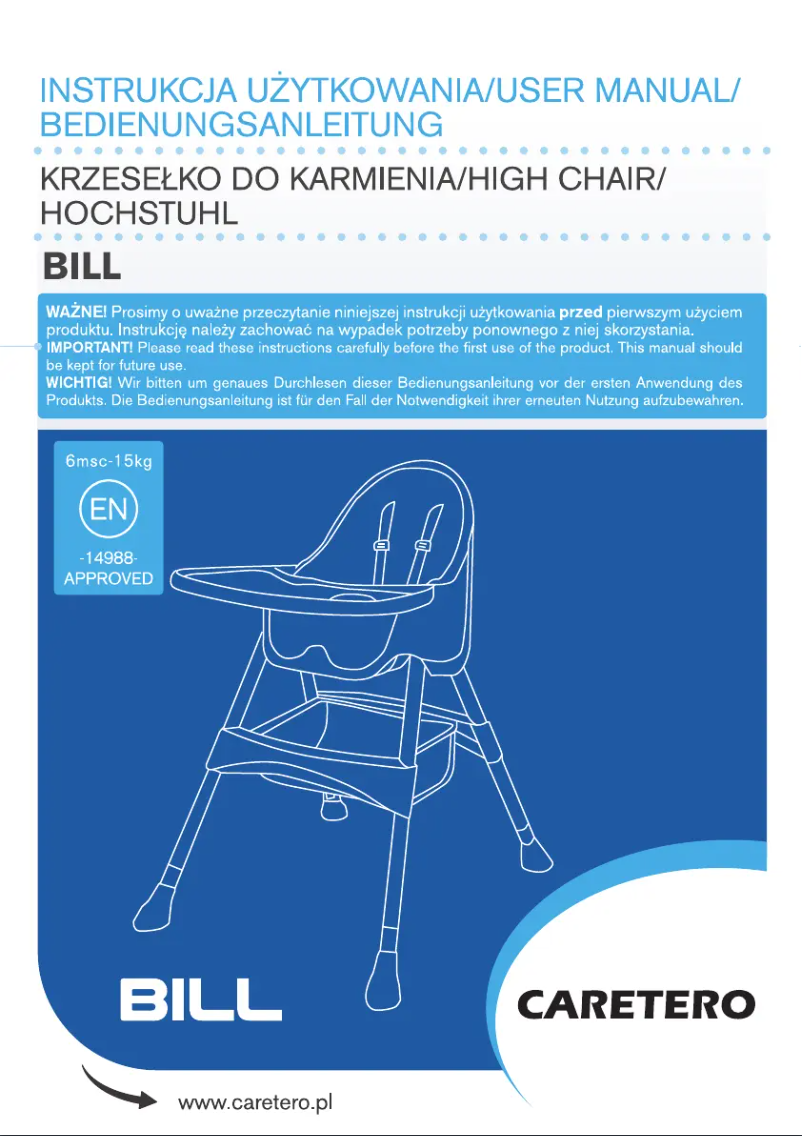 Imagen de la primera página del manual del dispositivo Bill