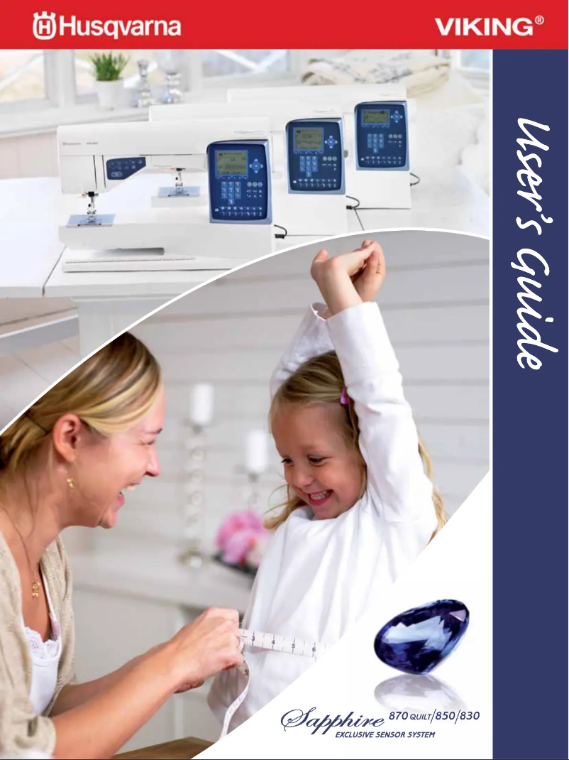 Página 1 del manual Manual de usuario Husqvarna Sappire 830