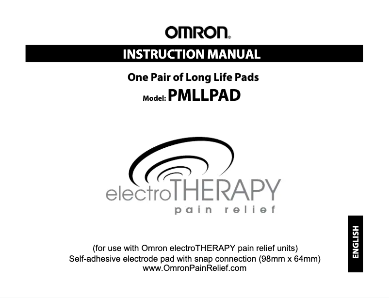 Página nº 1 - Manual de usuario Omron PMLLPAD