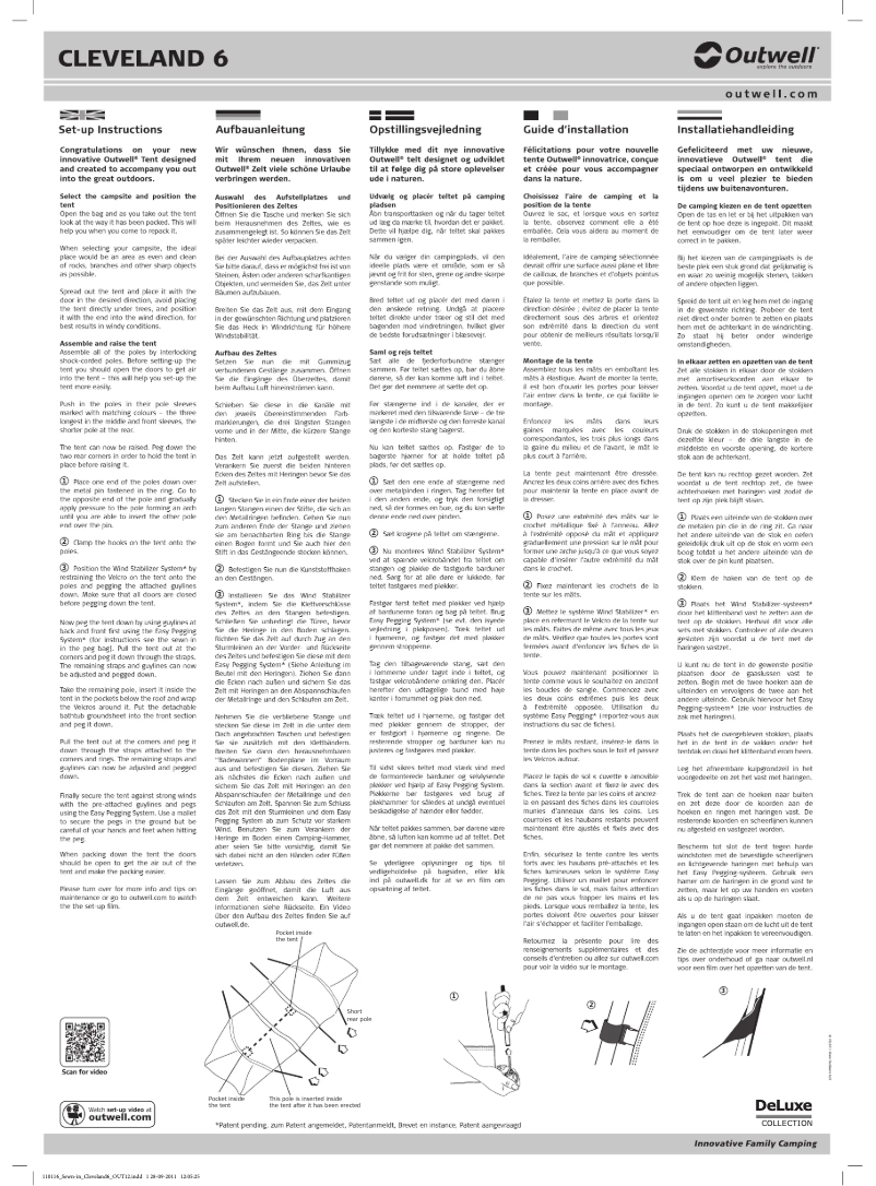 Imagen de la primera página del manual del dispositivo DeLuxe Green Cleveland 6