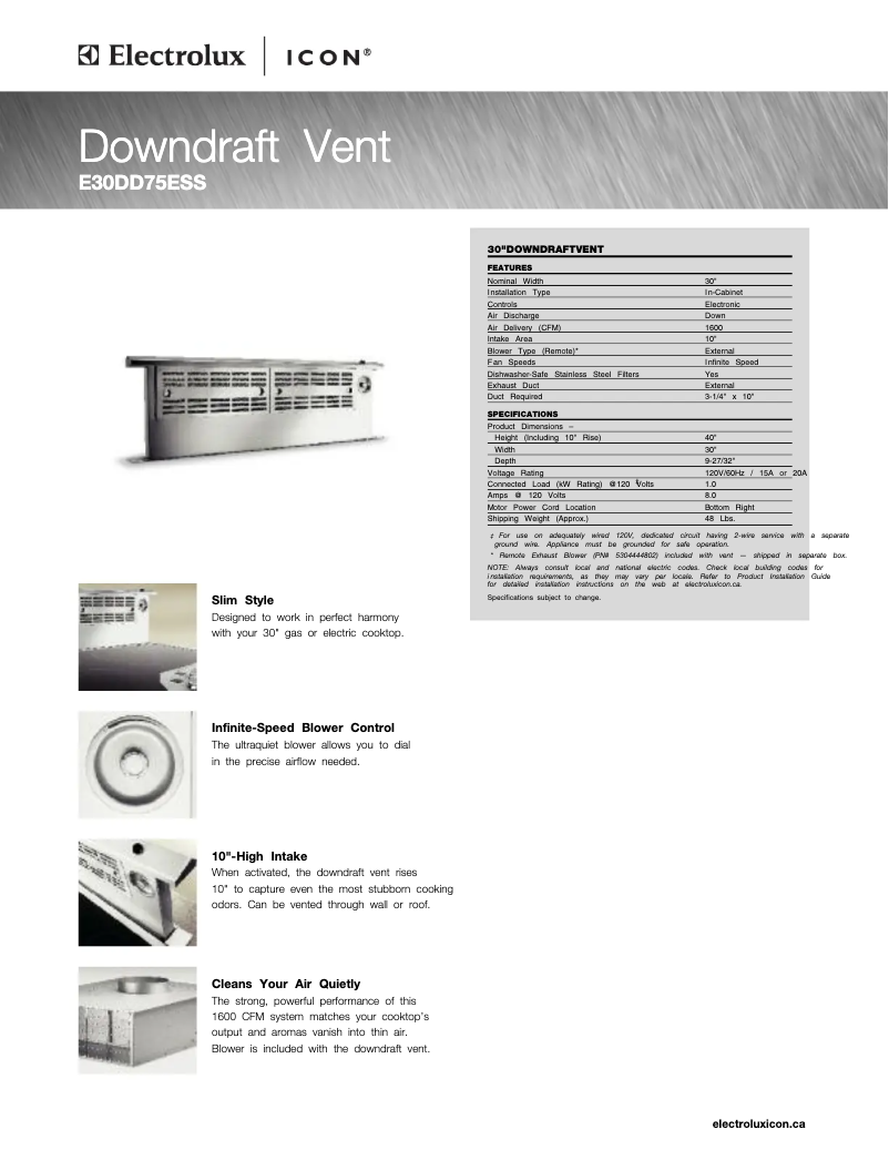 Imagen de la primera página del manual del dispositivo E30DD75ESS