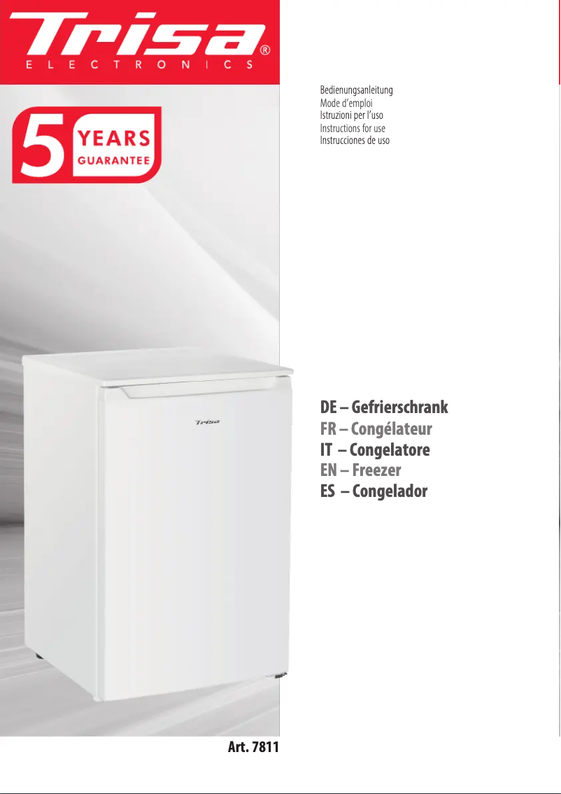 Página 1 del manual Manual de usuario Trisa 7811.