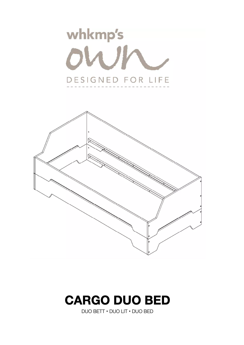 Página 1 del manual Manual de usuario Wehkamp Cargo Duo