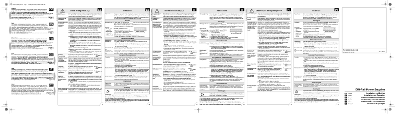 Imagen de la primera página del manual del dispositivo DN2035