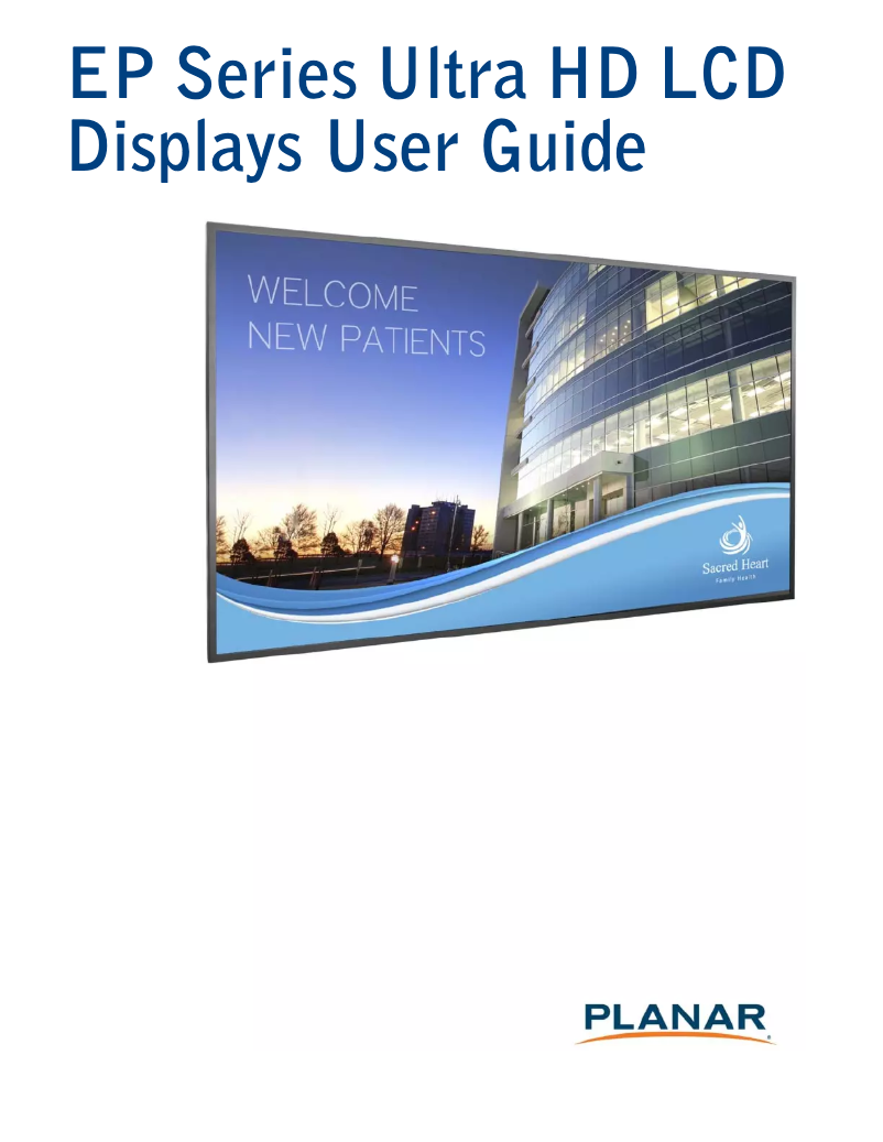 Página 1 del manual Manual de usuario Planar EP5014K-T