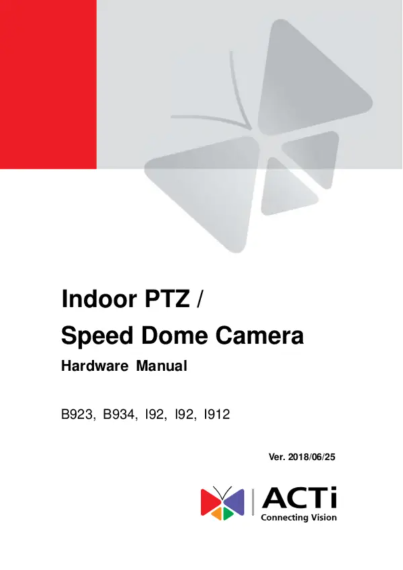 Imagen de la primera página del manual del dispositivo B923