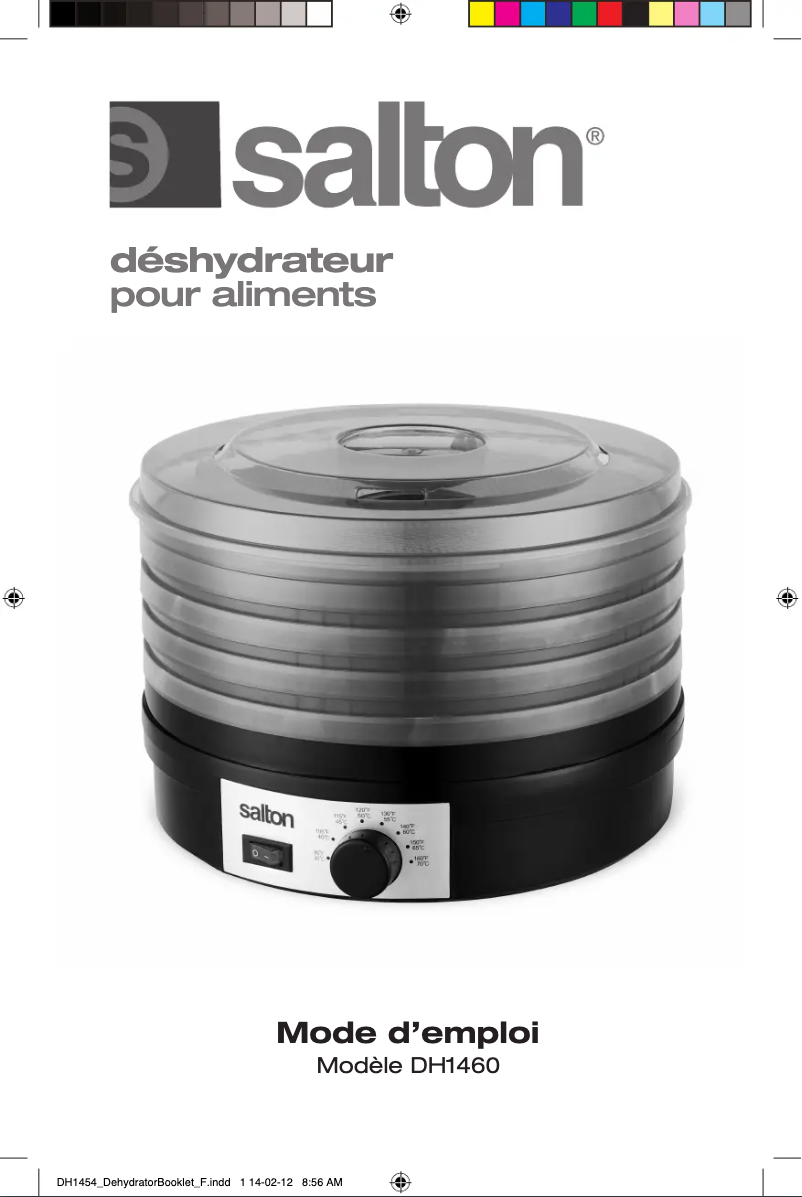 Página 1 del manual Manual de usuario Salton DH1460