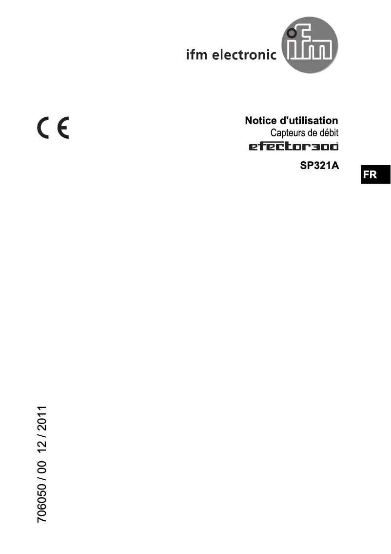 Imagen de la primera página del manual del dispositivo SP321A