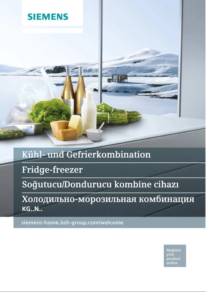 Imagen de la primera página del manual del dispositivo KG57NP72NE