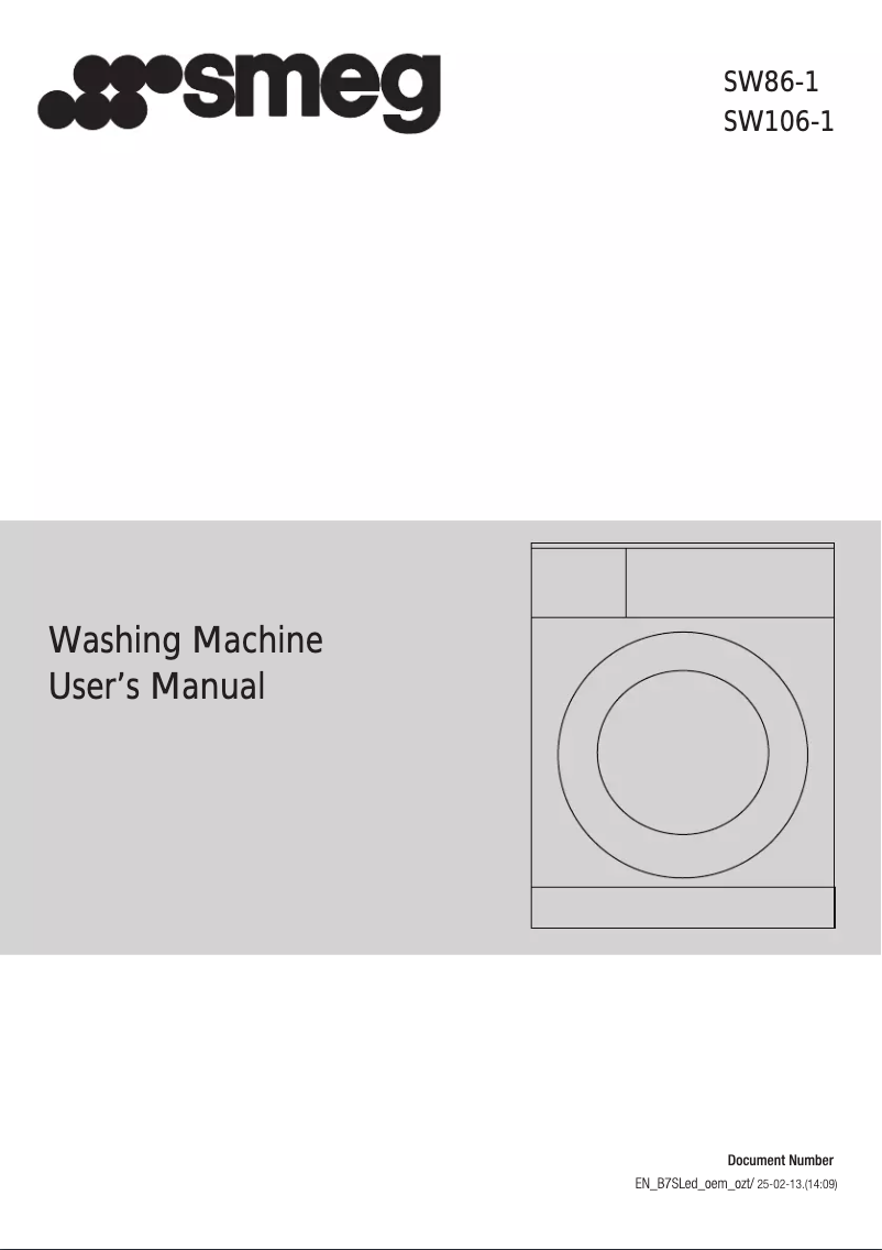 Página 1 del manual Manual de usuario Smeg SW86-1