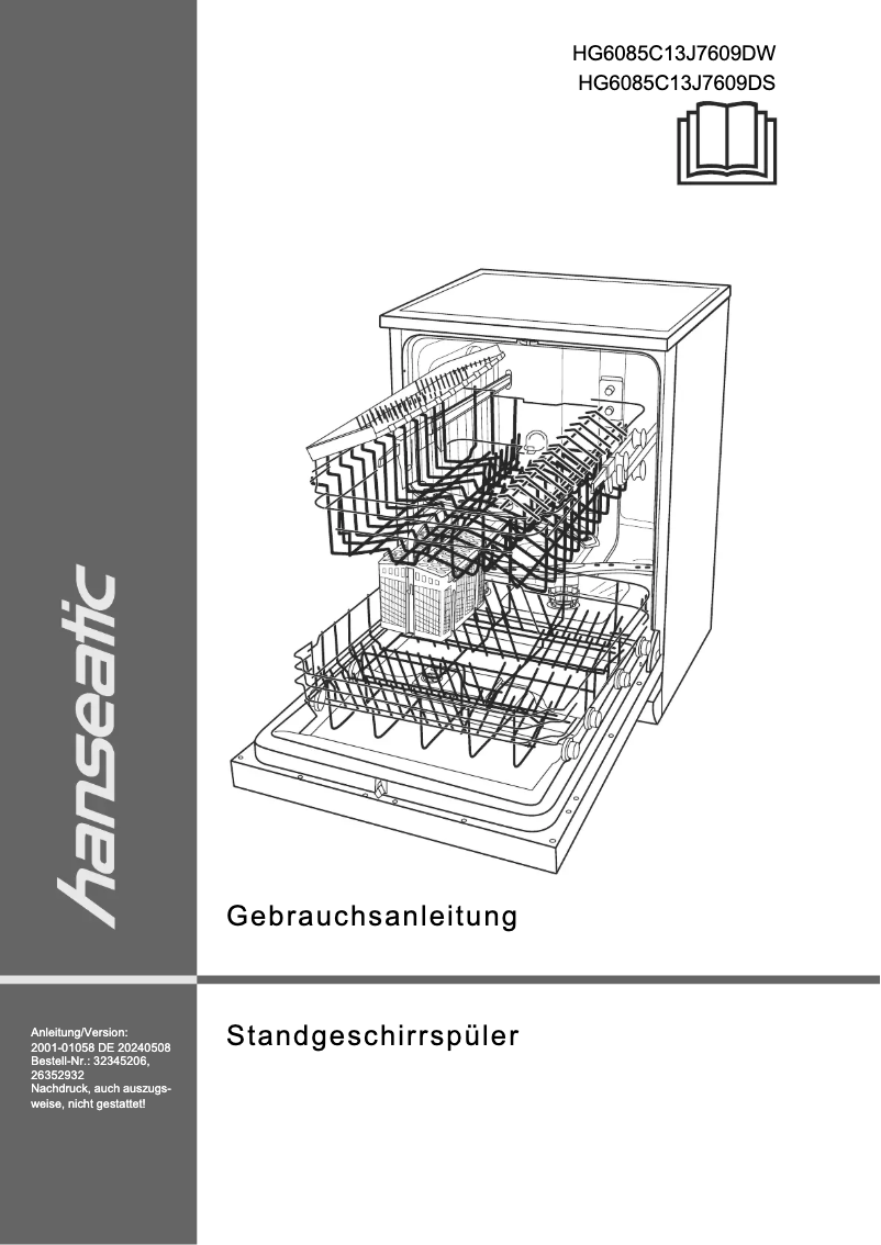 Imagen de la primera página del manual del dispositivo HG6085C13J7609DW
