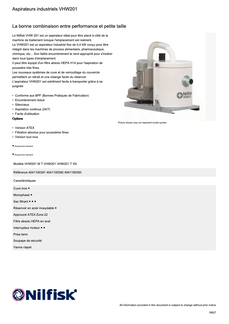 Imagen de la primera página del manual del dispositivo VHW201