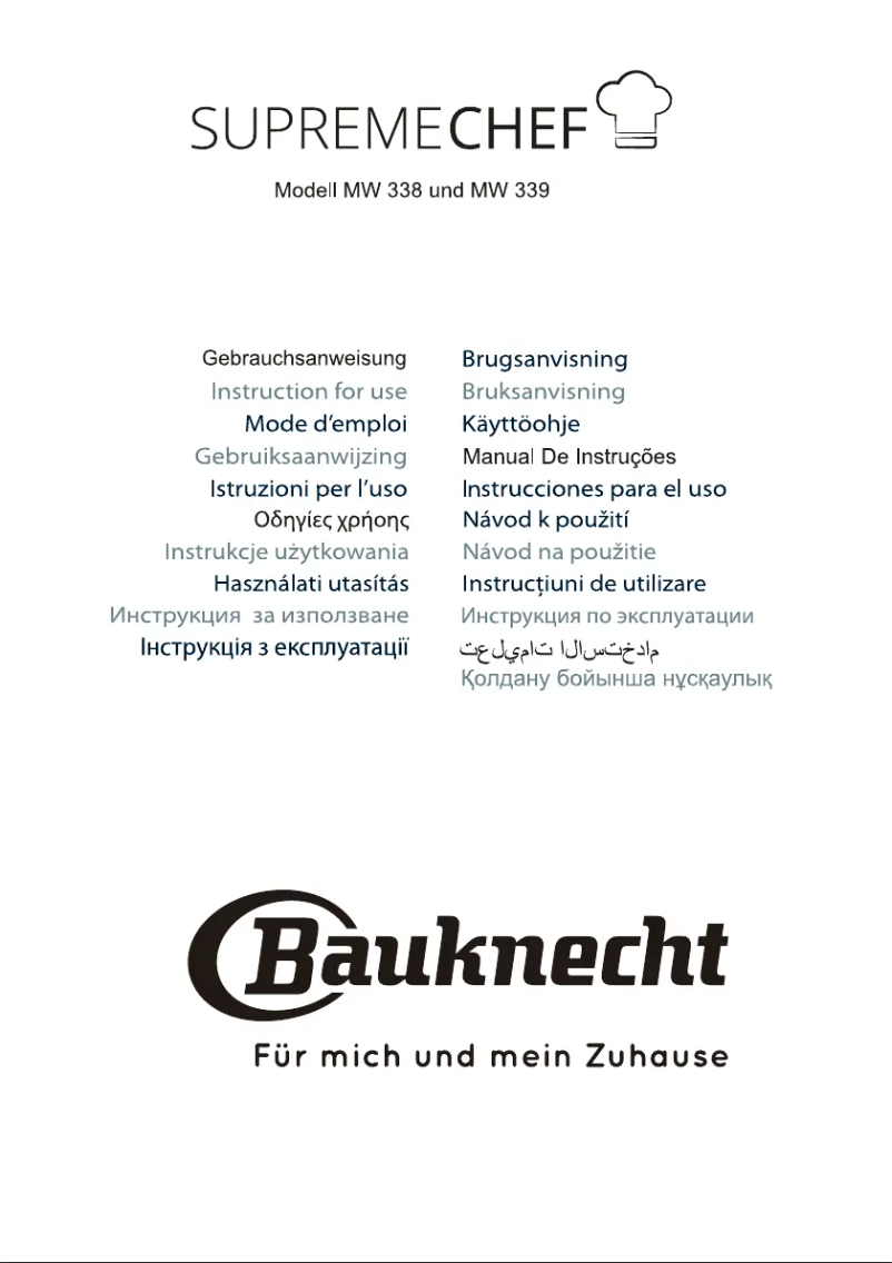 Imagen de la primera página del manual del dispositivo MW 338 B