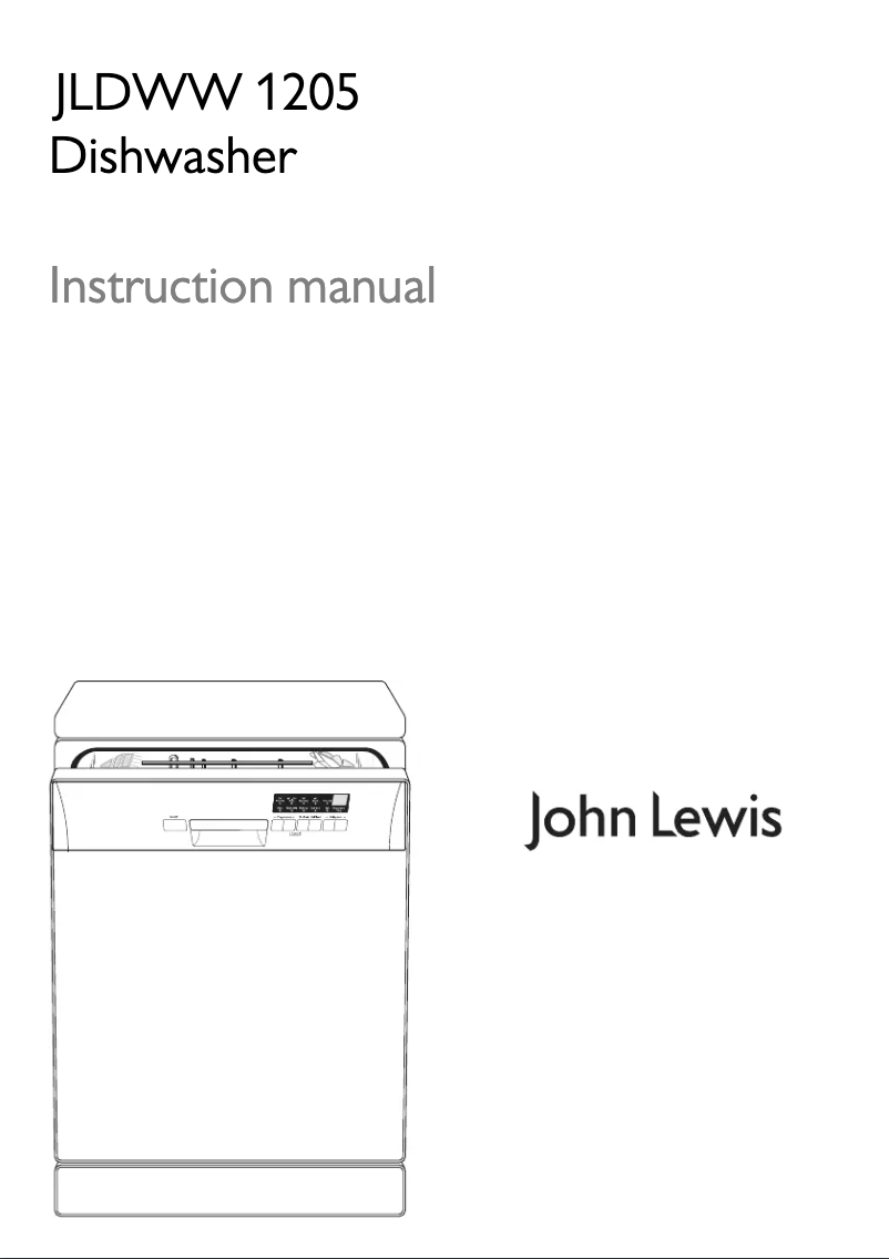 Página 1 del manual Manual de usuario John Lewis JLDWW 1205