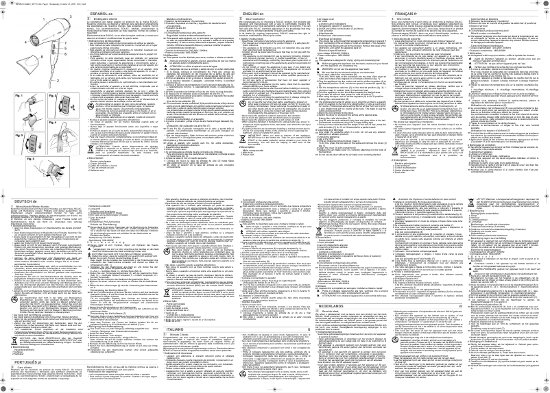 Página nº 1 - Manual de usuario Solac SP 7156