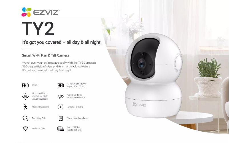 Página nº 1 - Ficha técnica EZVIZ TY2